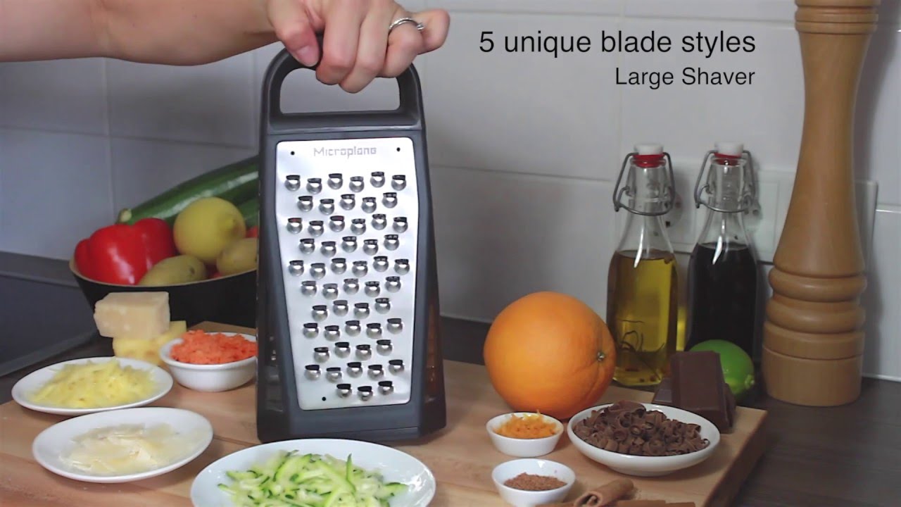 Microplane Elite 5-in-1 Box Grater Holds 2.5 Cups, Non-Slip Grip on Food52