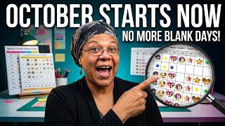 October Starts NOW: No More Blank Days