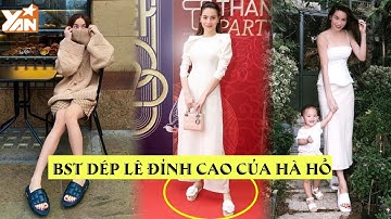 Hà Hồ và BST dép lê toàn đồ hiệu: Đẳng cấp "nữ hoàng giải trí" nên phải khác