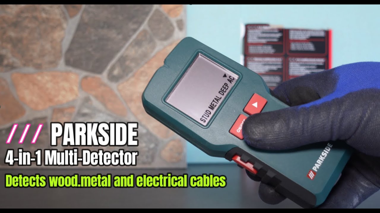 PARKSIDE 4-in-1 Multi-Detector [ Detects wood.metal and electrical cables ]  - YouTube