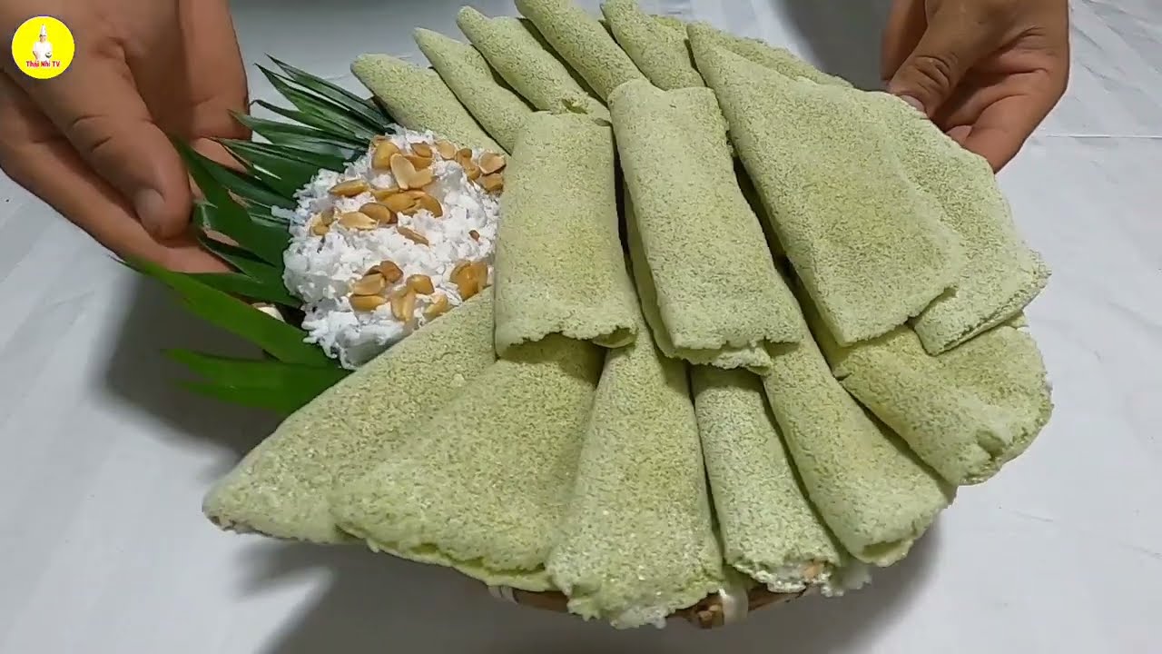 Hướng Dẫn Làm Bánh Lá Dứa Nhân Dừa, Bánh Rây Dẻo Thơm Vị Lá Dứa - YouTube