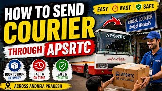 How to send courier through APSRTC| APSRTC dwara courier ni papadam ela 🤔🤔??|