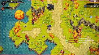 CrossCode "Dark Souls" challenge - chilling in Bergen Trail
