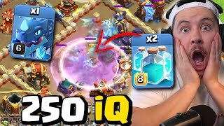 Einstein 250 iQ CLONE INVIS EDRAG TRICK Sends THIS Team to Golden Ticket Finals (Clash of Clans)