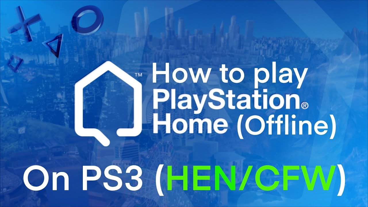 How Play PlayStation Home Offline any (Via HEN or CFW) - YouTube