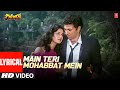 Lyrical Main Teri Mohabbat Mein Tridev Moh Aziz Sadhana Sargam Sunny Deol Madhuri Dixit