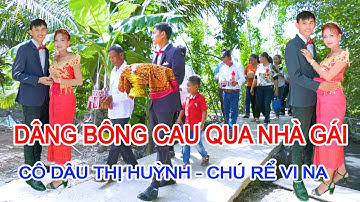Chú rể lặn lội từ Sóc Trăng qua Trà vinh để dâng bông cau cho cô dâu