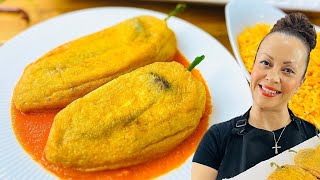 Como Hacer Los MEJORES CHILES RELLENOS Paso a Paso