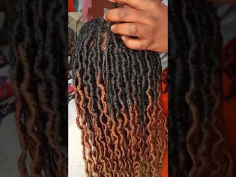 Faux locs método individual