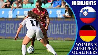 Slovenia vs Germany || HIGHLIGHTS || Women's World Cup 2027 Qualifiers