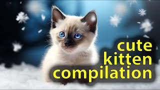 😻 Cute Kittens MEGA compilation! Part 2 #kitten #cat #catlover #catlovers