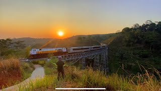 Jembatan kereta api cipada dengan view senja terbaik