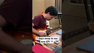 Mikha recording guitars for our new EP #Endlessly #TheOvertunes #Shorts