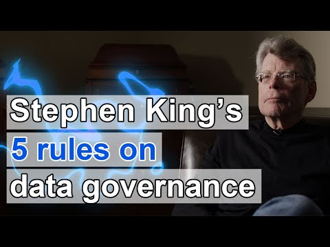 Stephen King's 5 Rules for Data Governance #datagovernance