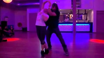 Mafie Zouker & Anna Vozhevskaia - Dutch Zouk Congress 2014 zouk demo1