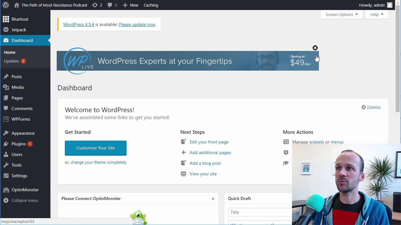 How to Clean up your Wordpress Dashboard with the Divi Theme