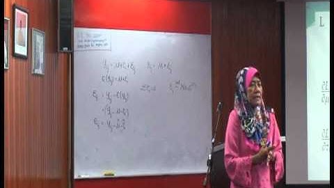 Prof. Dr. Habshah Midi - Design and Analysis of Experiment III (SEAMS SCHOOL)-INSPEM UPM