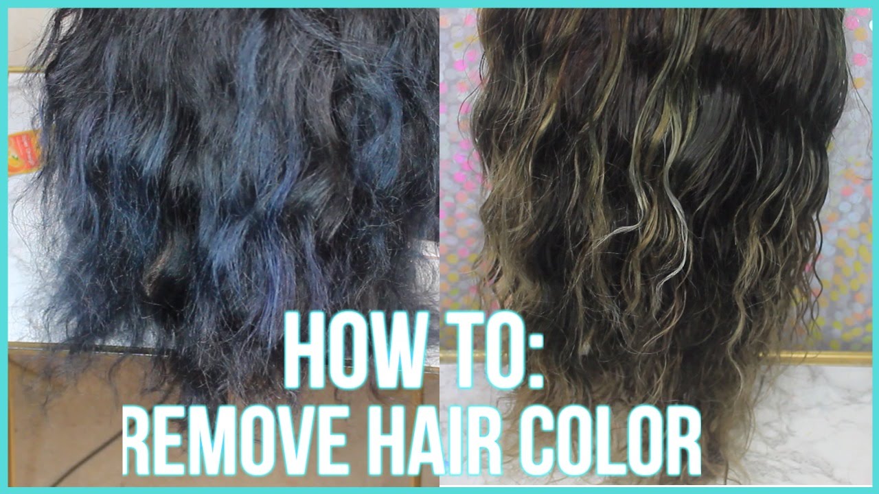 How To Remove Color From Hair