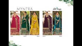 Your Choice Myntra Pure Georgette Partywear Suit Wholesaler|| Latest Design of Partywear Suit 2021