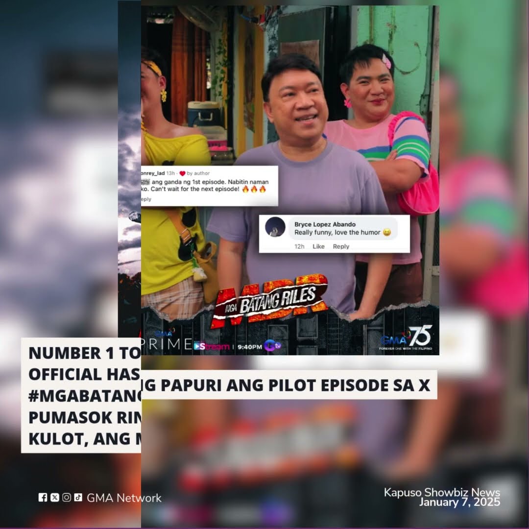 Mga Batang Riles, number 1 trending topc sa X Philippines! #shorts | Kapuso Showbiz News