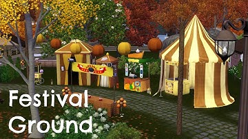 Sims 3 Comunity Lot Building - Festival Ground