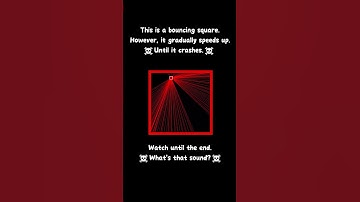 This is a bouncing square.☠Until it crashes.☠  #artist #spaceart #funny