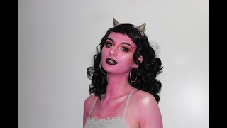 CUTE SHE DEVIL SFX MAKEUP TUTORIAL  FOR HALLOWEEN 2018