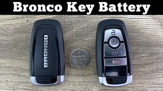 How To Change A 2021-2024 Ford Bronco Remote Key Fob Battery - Remove Replace Replacement Tutorial screenshot 4