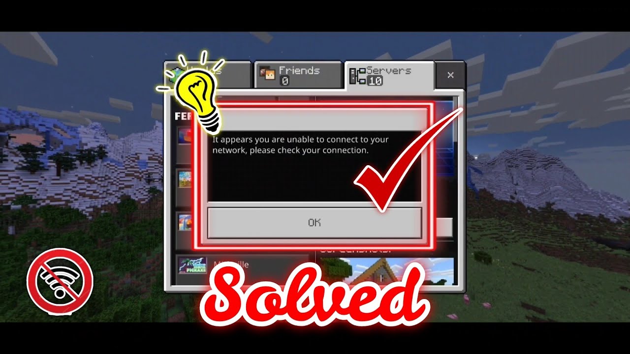 How to play online servers with mobile data in Minecraft Pocket Edition