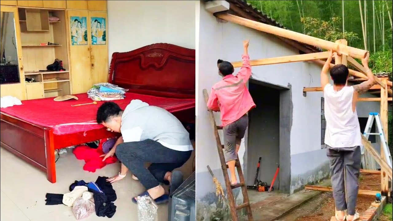 My grandmother left me an old house in the forest and I transformed it into a beautiful garden