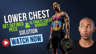 The LOWER Chest Solution: Get Defined Pecs Fast | Ultimate Chest Workout Guide #bodybuilding