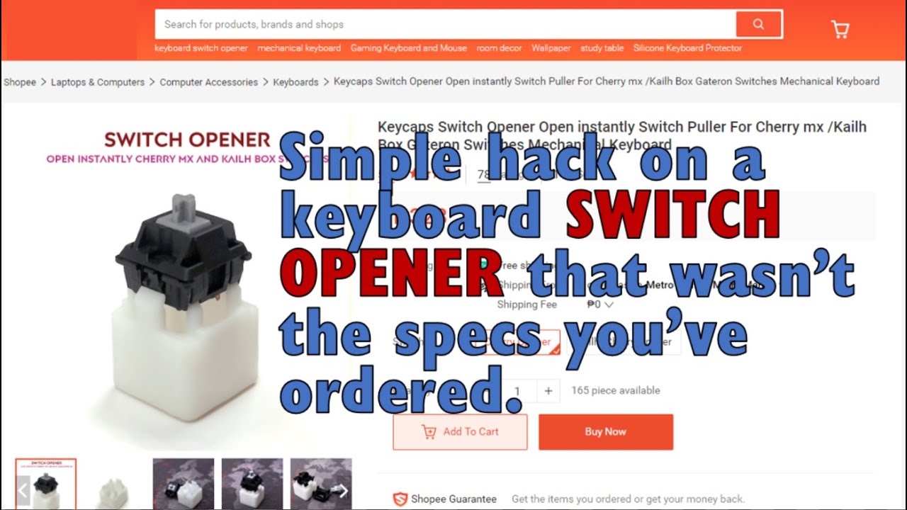 Cheap Keyboard Switch Opener Hack YouTube