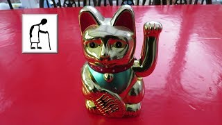 Waving Cat Maneki Neko Tear Down