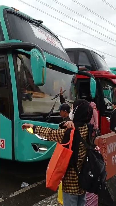 ANGKATAN KETIGA BUS GAPURANING RAHAYU TERBARU TUJUAN KARANGPUCUNG DARI KAMPUNG RAMBUTAN PAGI HARI