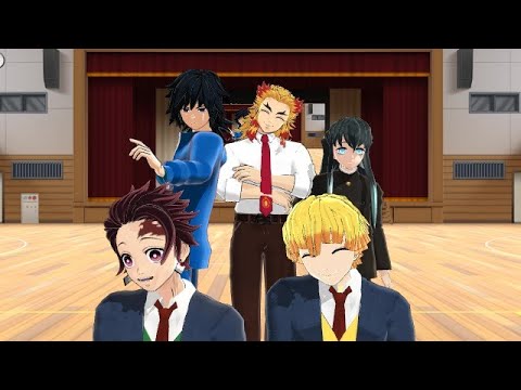 【鬼滅MMD】テルミーアンサー【煉獄杏寿郎・竈門炭次郎・我妻善逸・冨岡義勇・時透無一郎】