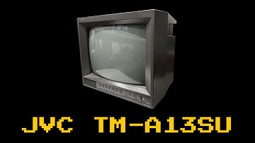 JVC TM-A13SU 240p, Display Demo