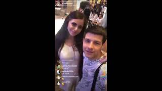 Оля Рапунцель и Дима Дмитренко в прямом эфире Instagram 26-08-2018 Оля Рапунцель и Дима Дмитренко в прямом эфире Instagram 26-08-2018