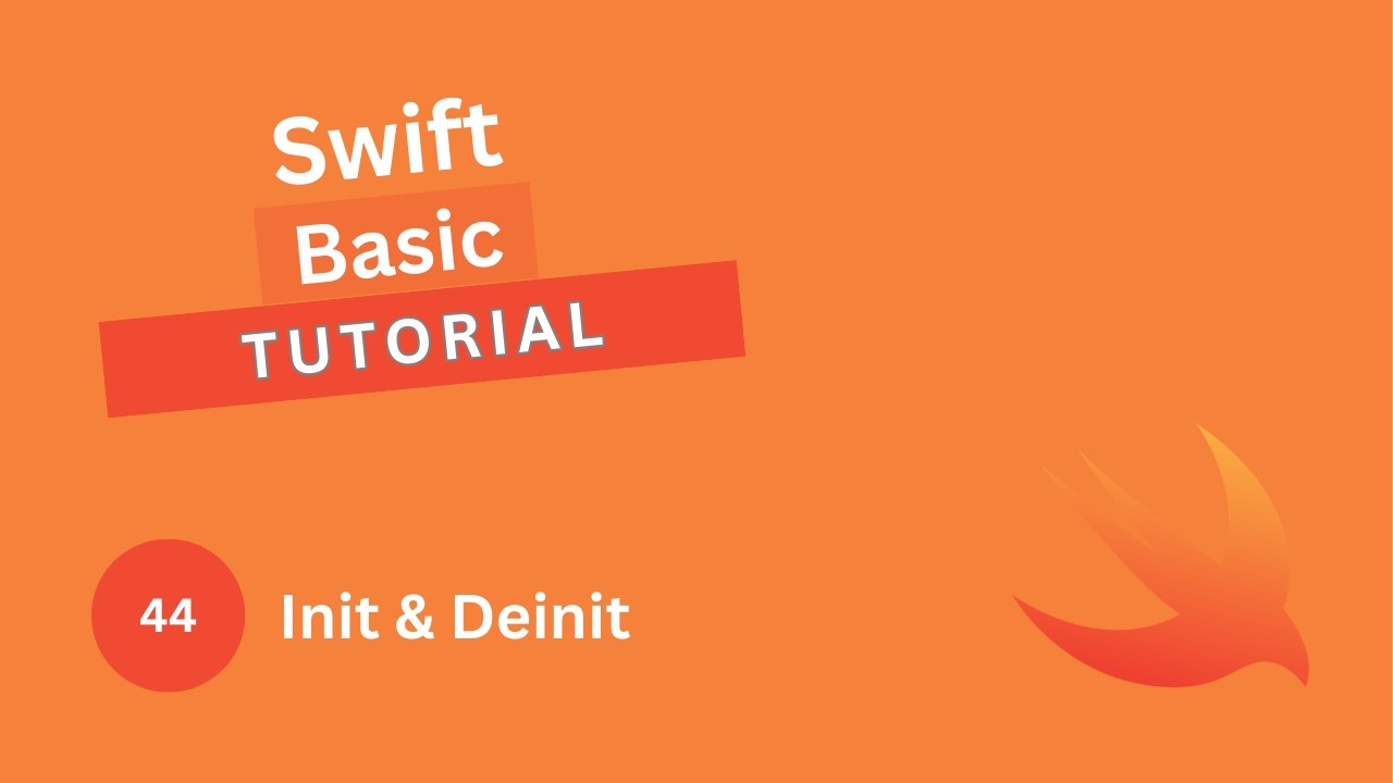 Swift Basic Tutorial #44 - Init & Deinit - YouTube