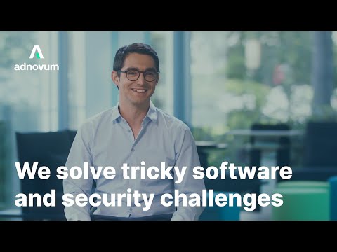 We solve tricky software and security challenges - video from AdNovum