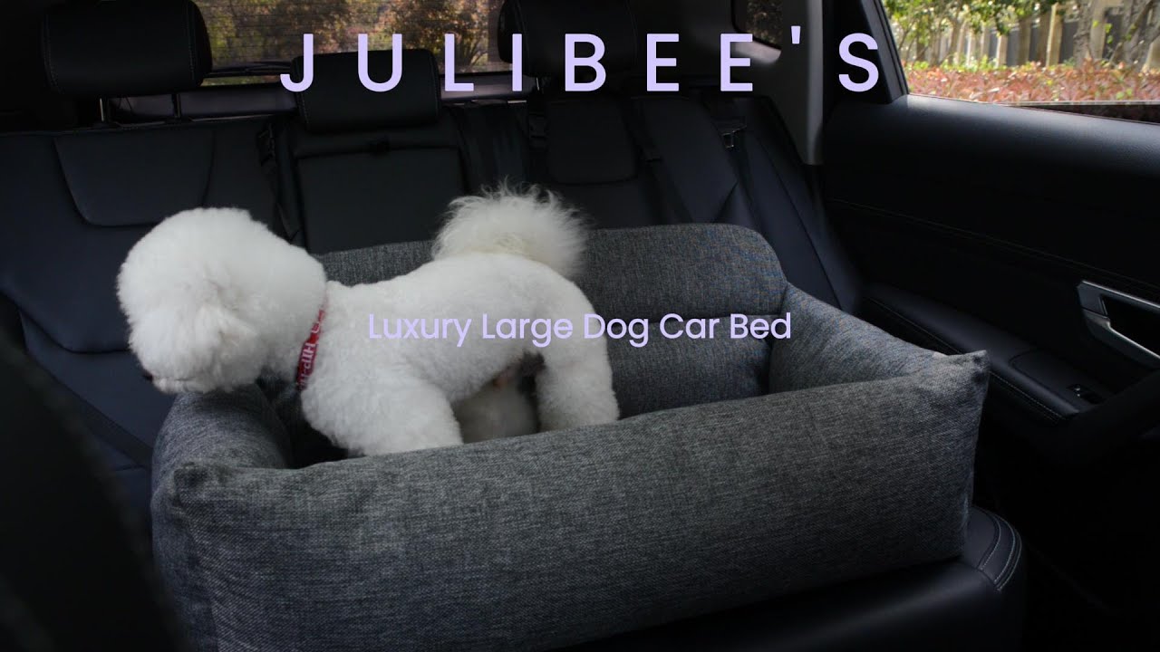 Julibee's Luxury Large Dog Car Bed dog car seats How to