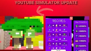 BRAND NEW YOUTUBE SIMULAFOR UPDATE GETTING THE NEW NATURE PLAQUE!! (Youtube Simulator Roblox)