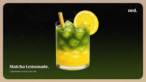 matcha lemonade.