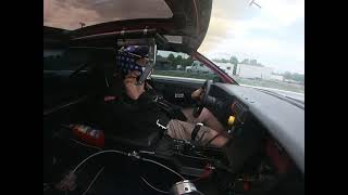 In car low 5 second 1/8 mile pass