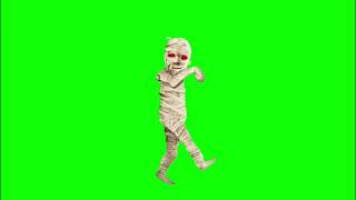 ✔️GREEN SCREEN EFFECTS: horror mummy animation