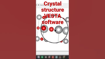Drawing unite cell or crystal structure using #VESTA software