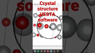 Drawing unite cell or crystal structure using #VESTA software