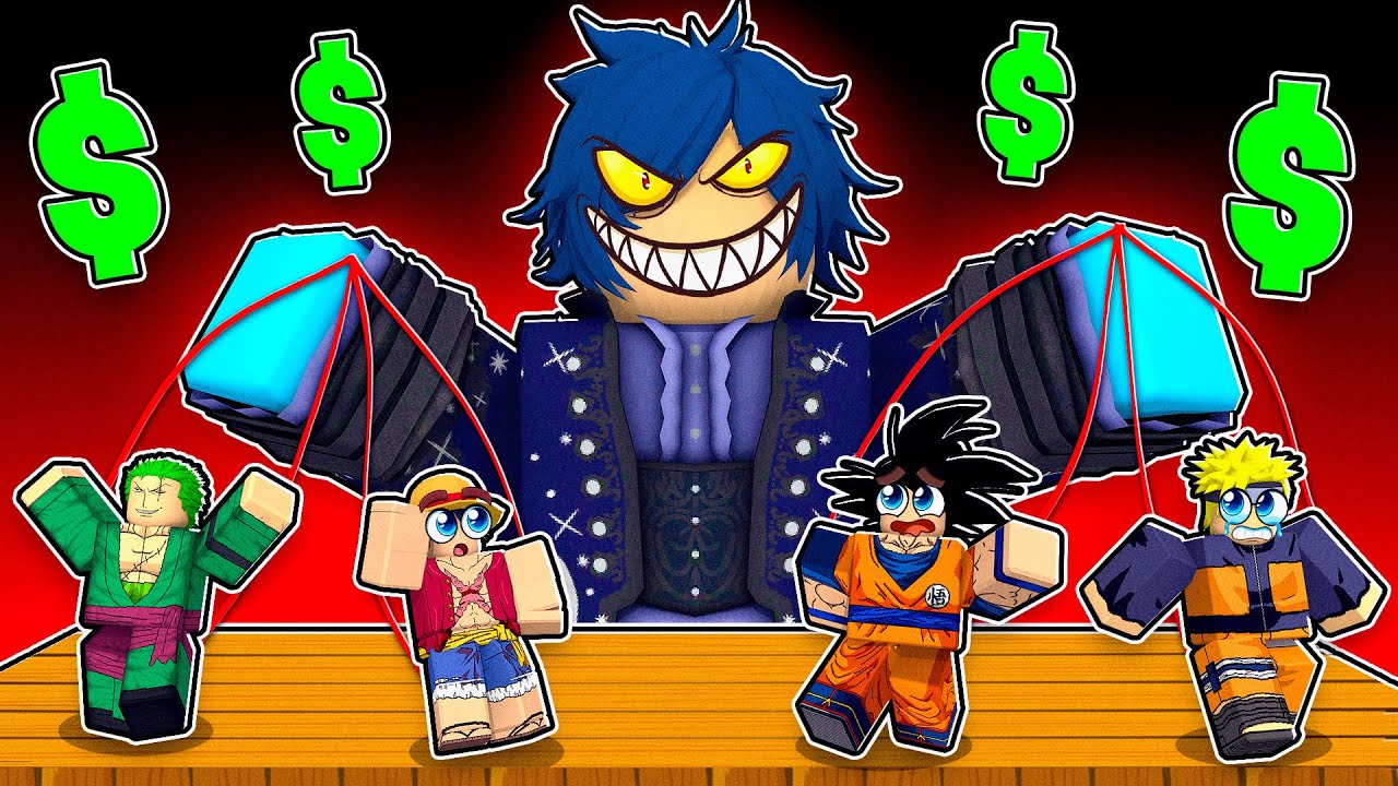 COMANDO I PERSONAGGI PIÙ FORTI DEGLI ANIME! - ROBLOX
