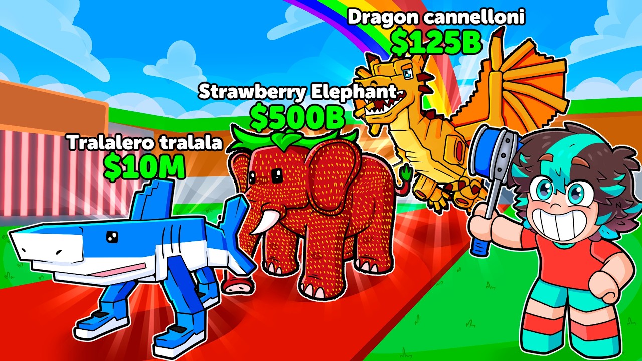 Cada MINUTO AUMENTA mi SUERTE de ADMIN! en Steal a Brainrot🍀😱