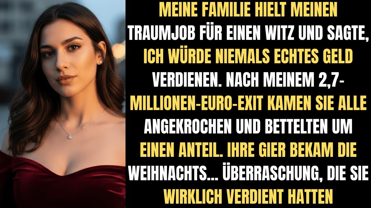 Du wirst nie Geld verdienen