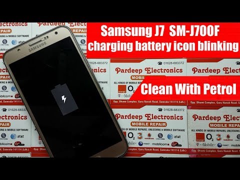 samsung J7 charging battery icon blinking | Pardeep Electronics